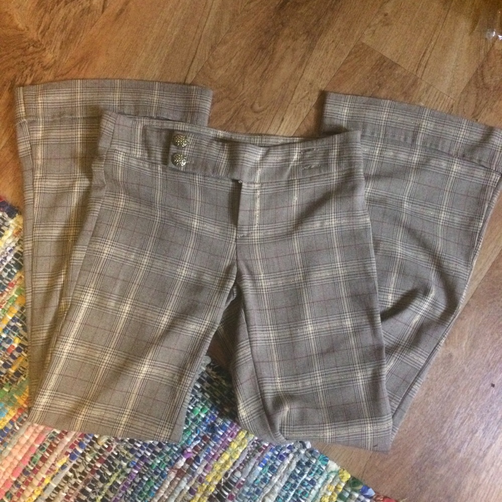 Vintage plaid pants
